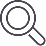Icon of magnifying glass