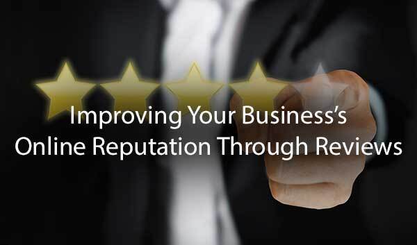 A man giving a thumbs up with the words, "improving your business