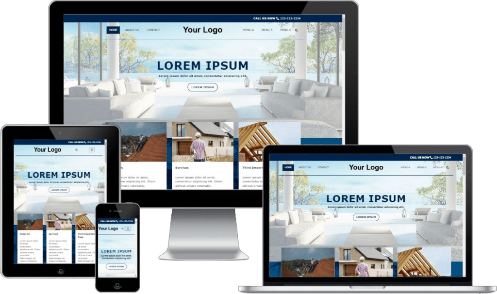 Bailey Website Template thumbnail showing multiple devices